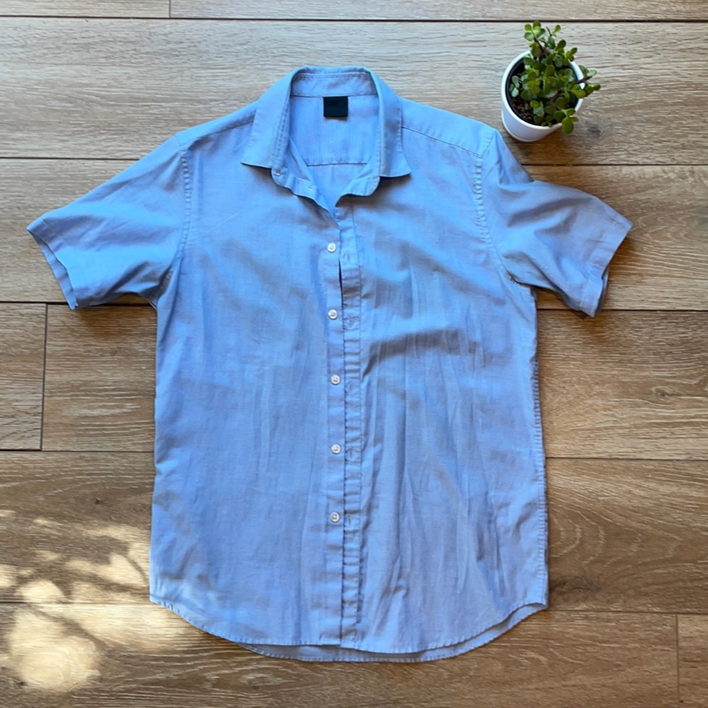 Light blue ASOS button down